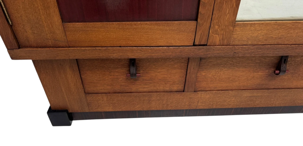 Art Deco Modernist Armoire or Wardrobe by J.J. Zijfers Amsterdam, 1920s
